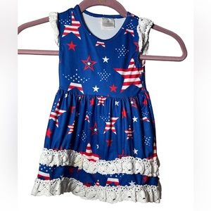 Toddler XS 4th of July Boutique dress